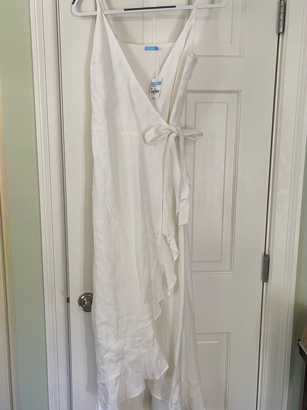 J. McLaughlin Emilia White Wrap Dress